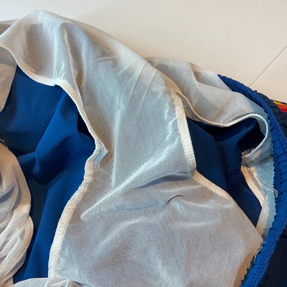 Chubbies Men L Swim Trunk Mesh Lined Blue Stripe 5.5" Inseam Beach Pool Vacation - Picture 4 of 9